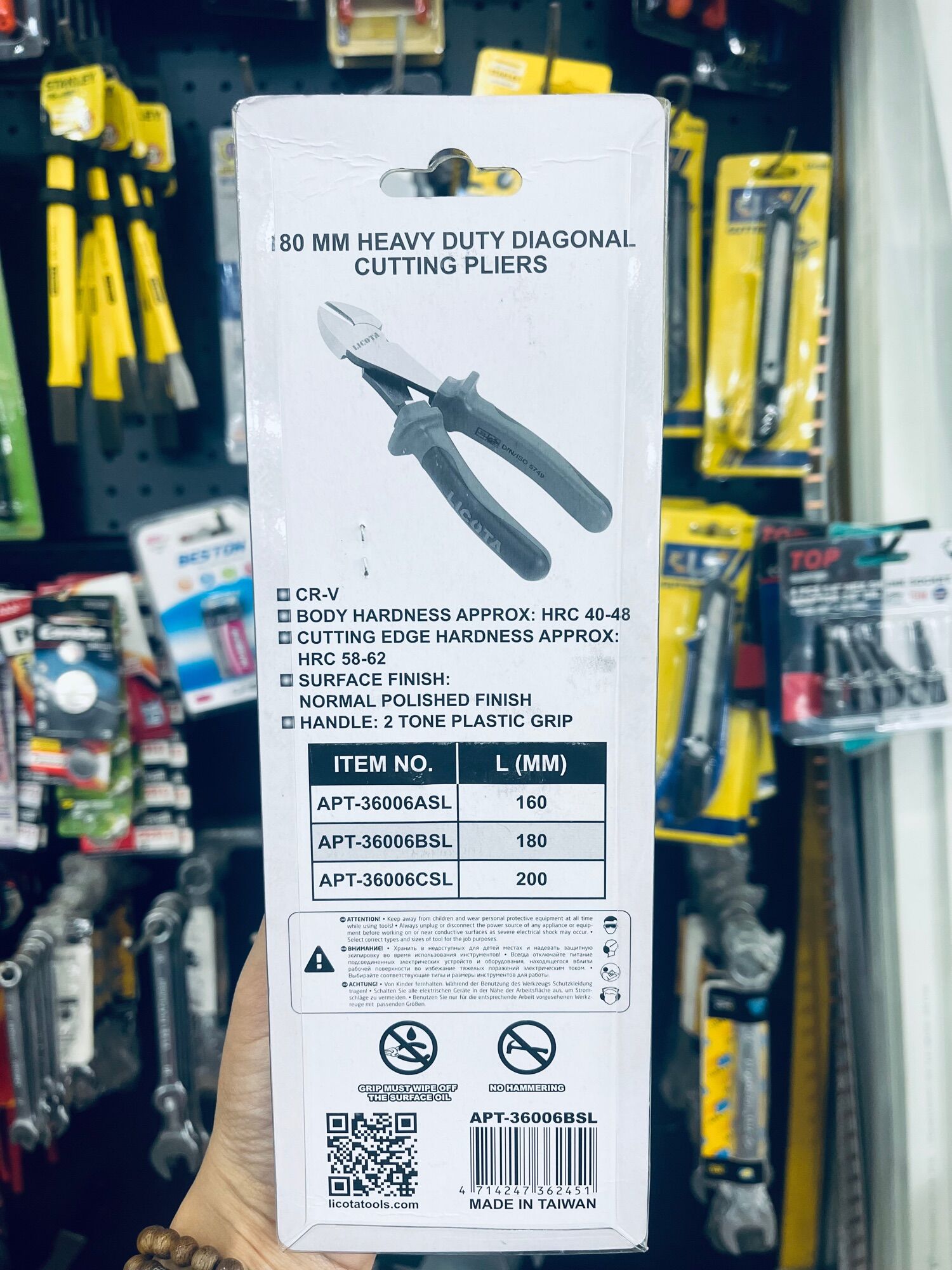Kềm cắt licota 7”