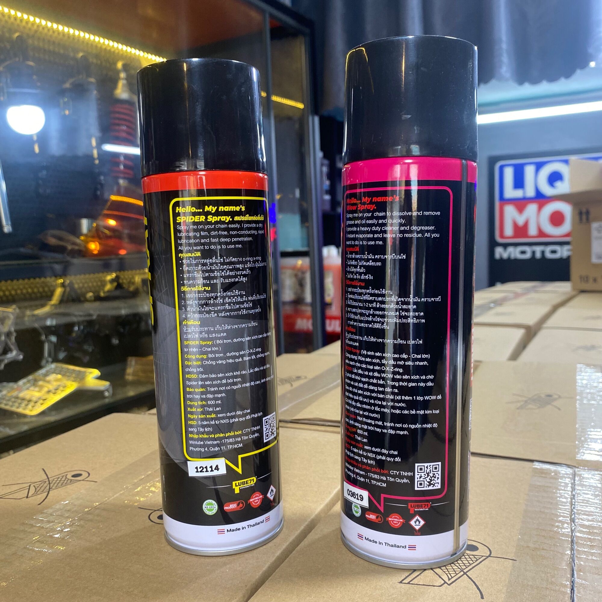 Xịt rửa sên WOW Spray Lube 71 600ml