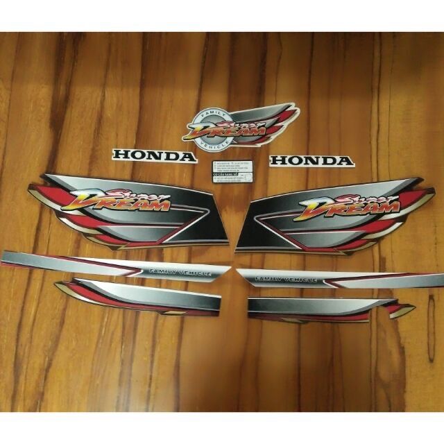 Bộ tem honda super Dream 2008 hàng nhập Thái Lan
