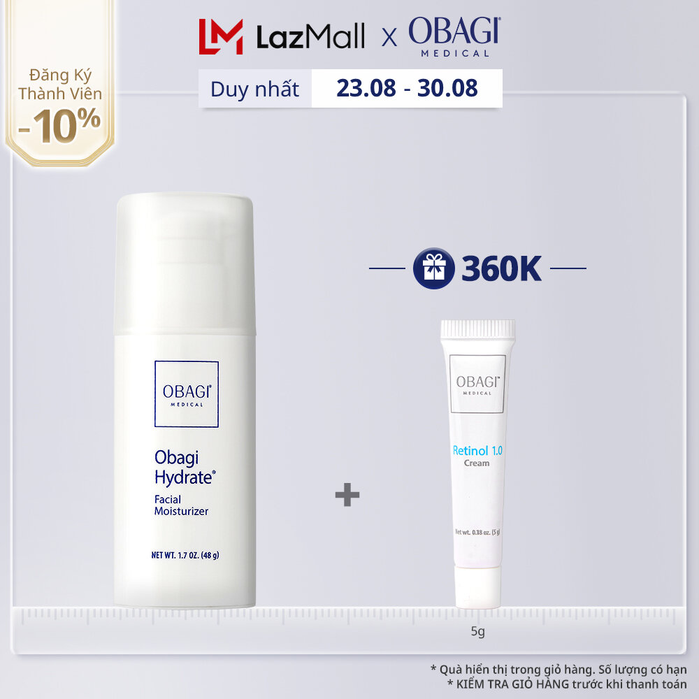 Kem Dưỡng Ẩm Suốt 8 Giờ Obagi Hydrate Facial Moisturizer 48g