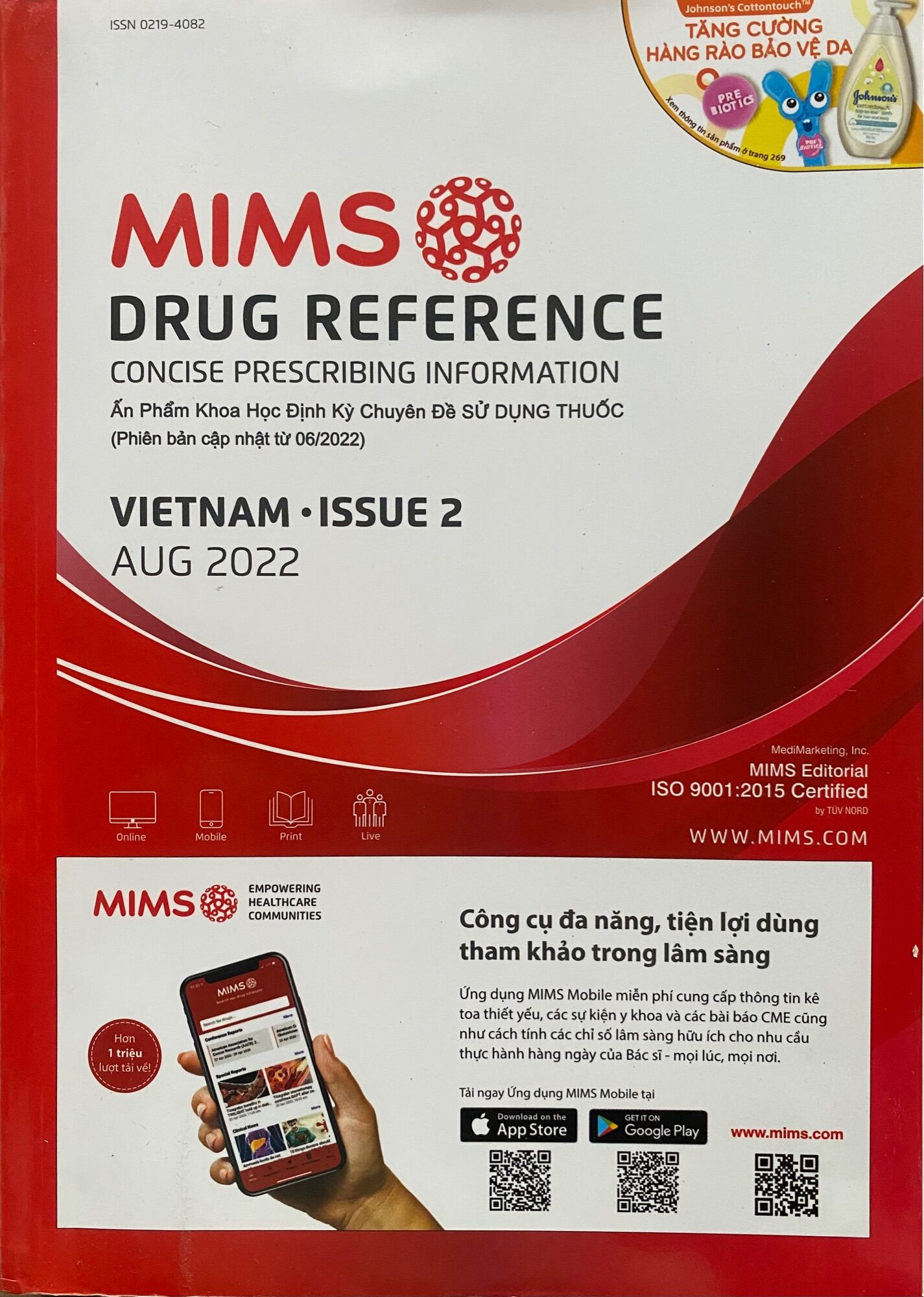 Sách - Mims 2022 Ấn phẩm khoa học Định kỳ Chuyên đề Sử dụng thuốc
