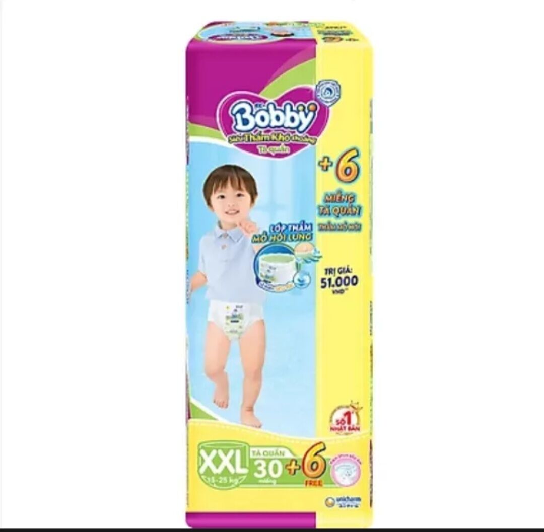 Tã quần bobby xxl30+6