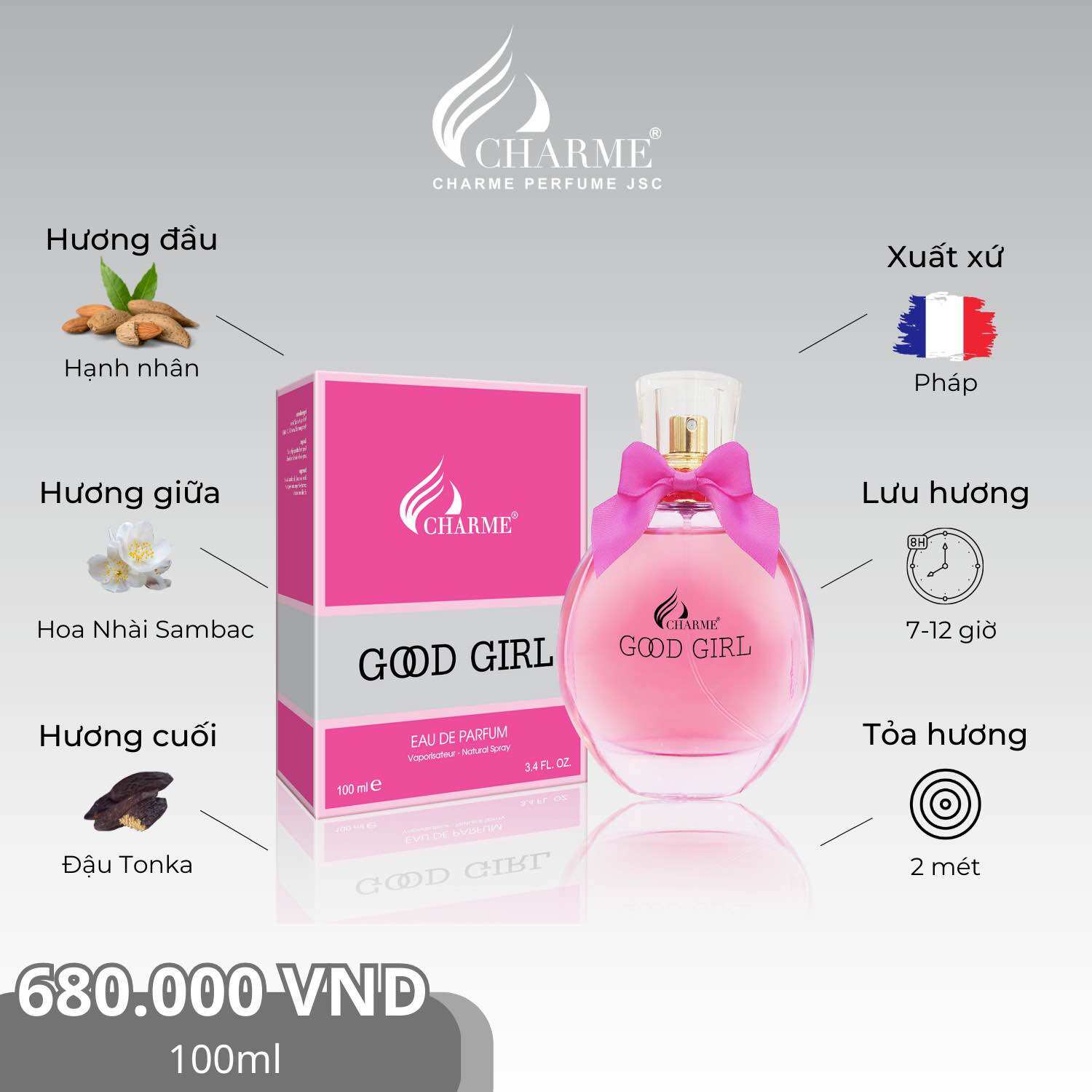 Nước hoa good girl 100ml - good girl 60ml