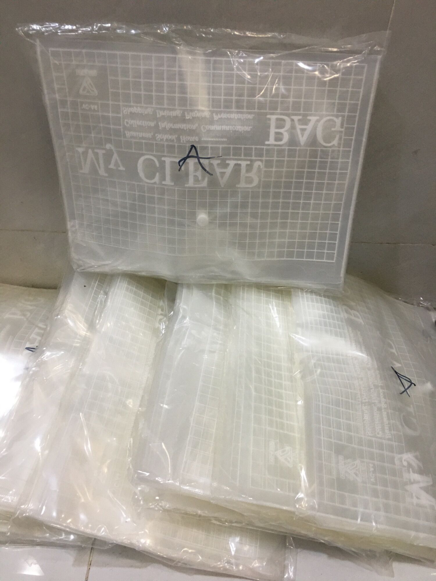 [HCM]Xấp bìa nút My clear (12 cái/xấp)