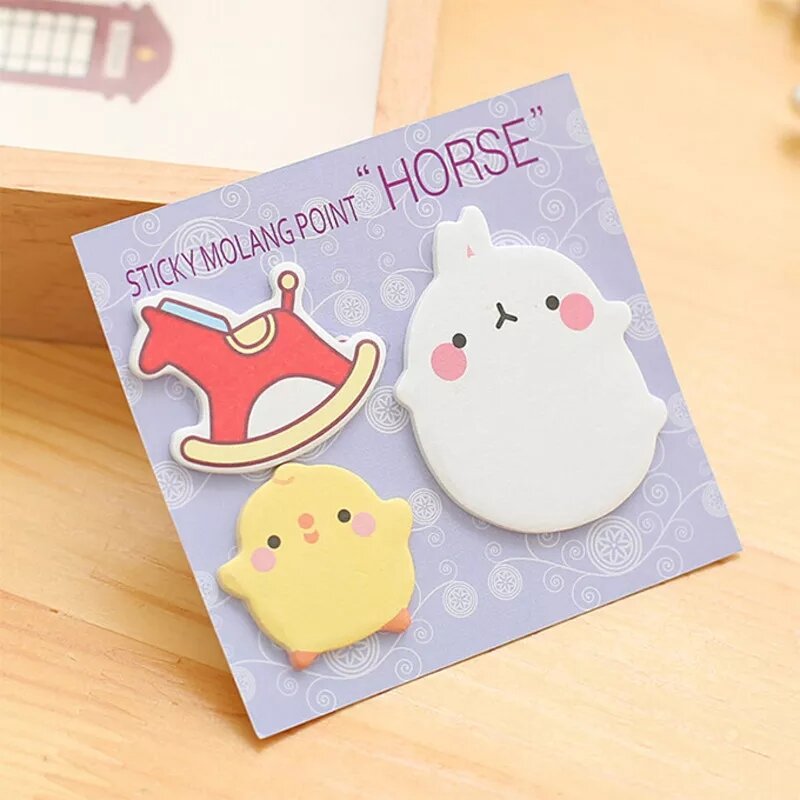 Giấy ghi chú kawaii Molang