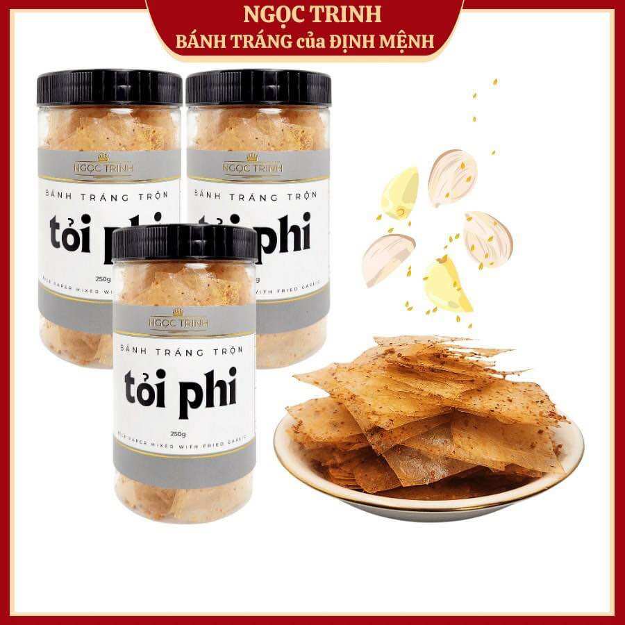 Bánh tráng trộn sa tế muối tỏi - Loại Cao Cấp Siêu Ngon Bánh Tráng Ngọc Trinh