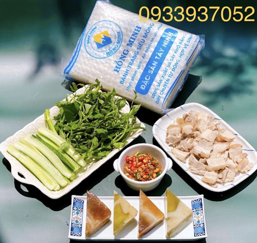[Đặc sản Tây Ninh] Bánh tráng siêu mỏng hiệu Hồng Minh 500gram