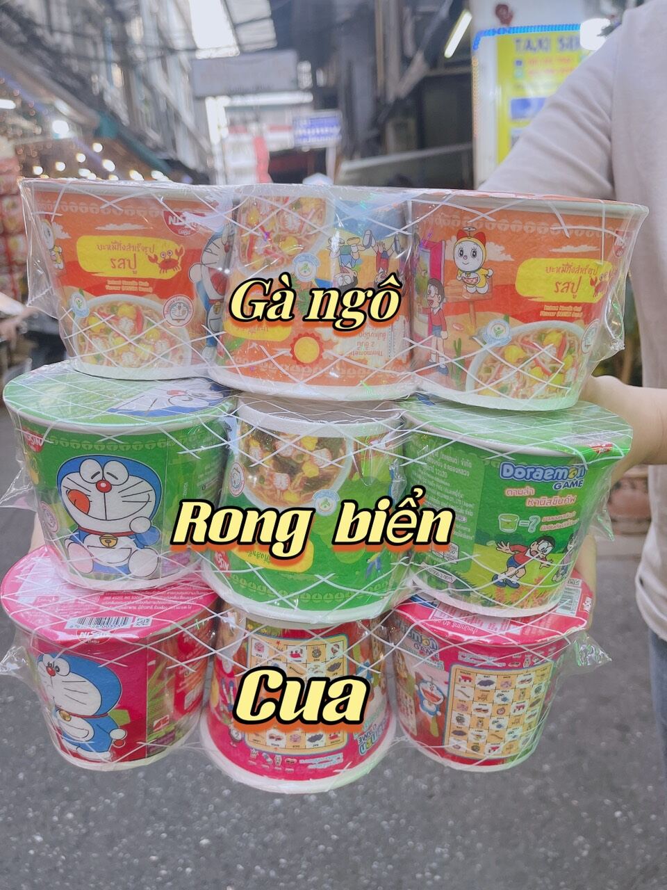 Lốc 6 mì trẻ em doraemon thái lan
