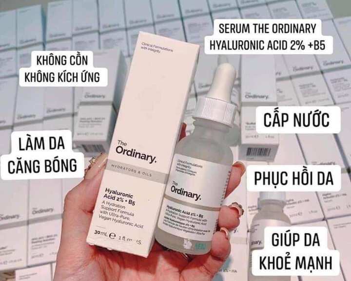 Serum The Ordinary 𝐇𝐲𝐚𝐥𝐮𝐫𝐨𝐧𝐢𝐜 𝐀𝐜𝐢𝐝 𝟐% + 𝐁𝟓 𝐒𝐞𝐫𝐮𝐦 30ml.