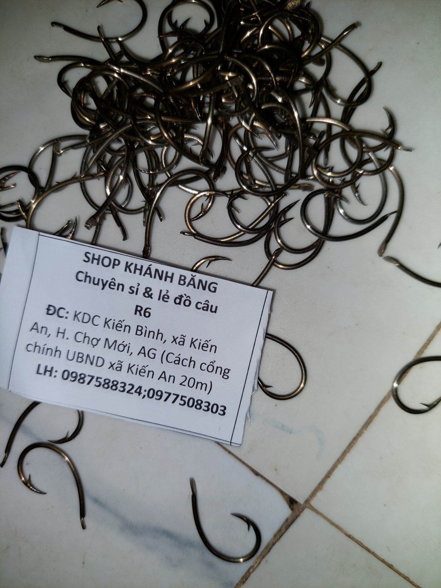 Lưỡi câu cắm cá lóc ếch rùa 6 thép siêu bén