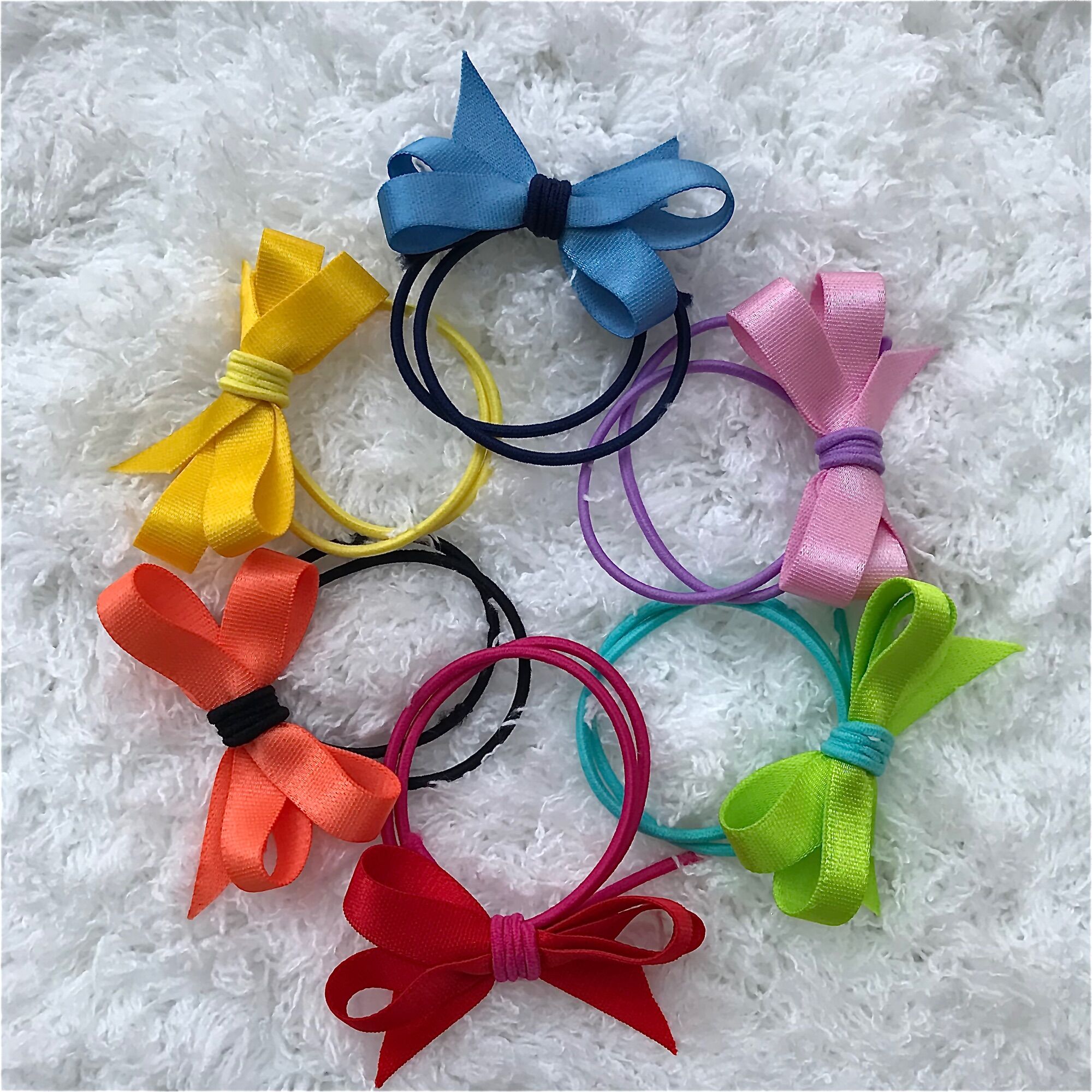 Sỉ 100 dây buộc tóc nơ đơn giản