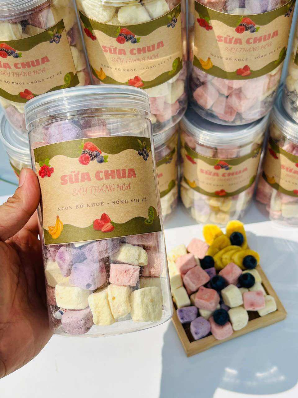 Sữa chua sấy thăng hoa hủ 200g
