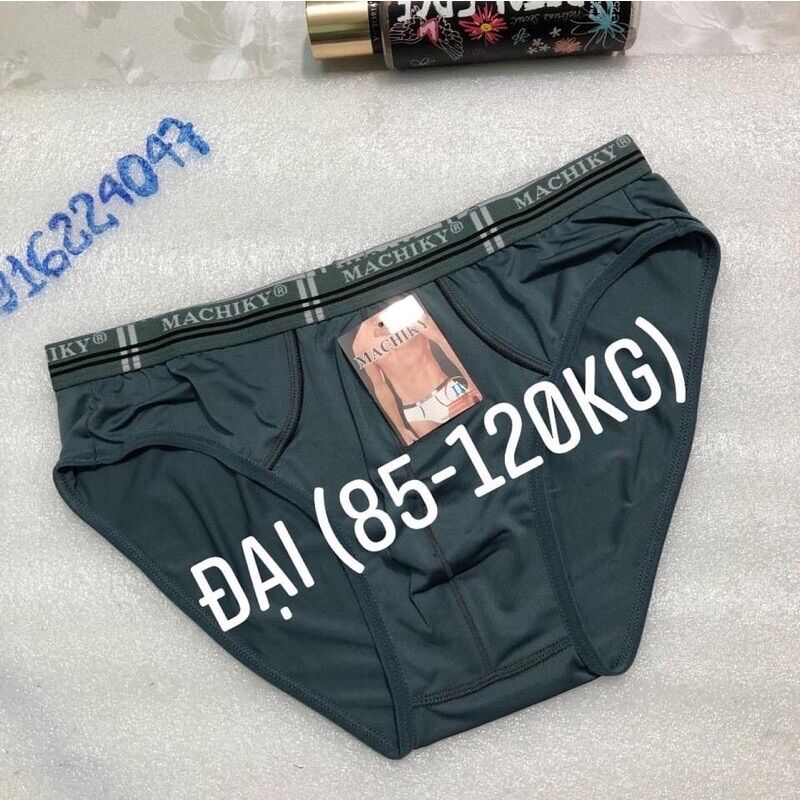 Set 6 Quần lót nam size đại, quần sịp nam thun lạnh cho người mập, big size