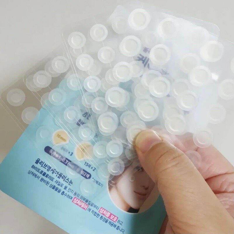 Miếng dán mụn Olive Young Care Plus Spot Patch 102 miếng + Tặng thêm 24 miếng