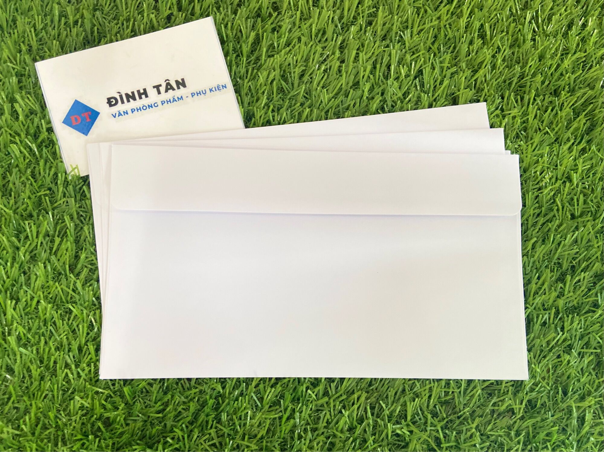 Bao Thư Trắng Có Keo Dán 12x22 Cm ( 100 Cái) - Phong Bì Thư