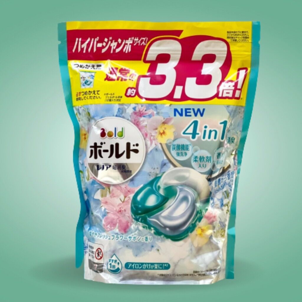 Viên giặt xả p&g bold 4d nội địa nhật | viên giặt gelball nhật bản