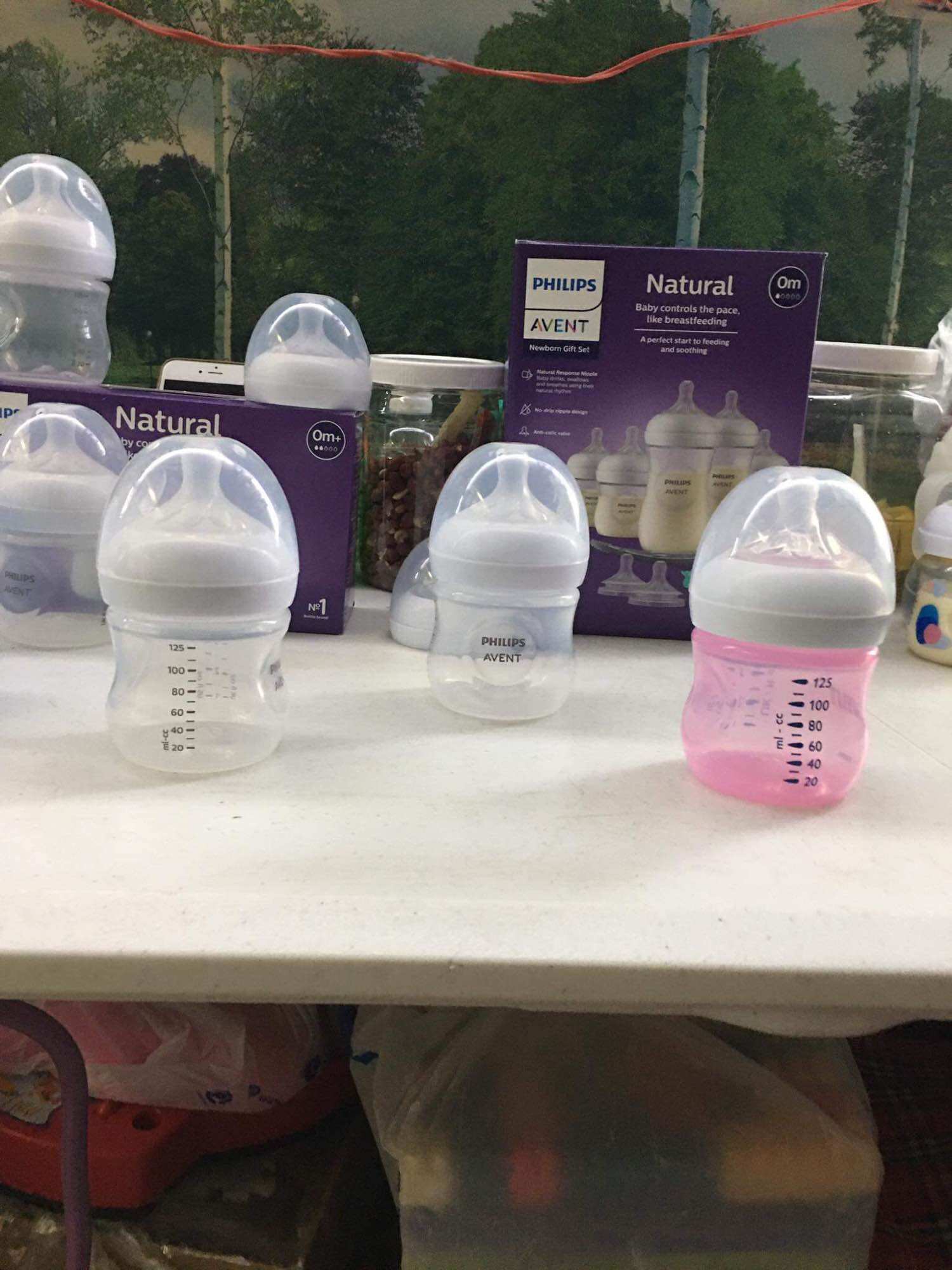 Bình sữa avent 260ml không núm