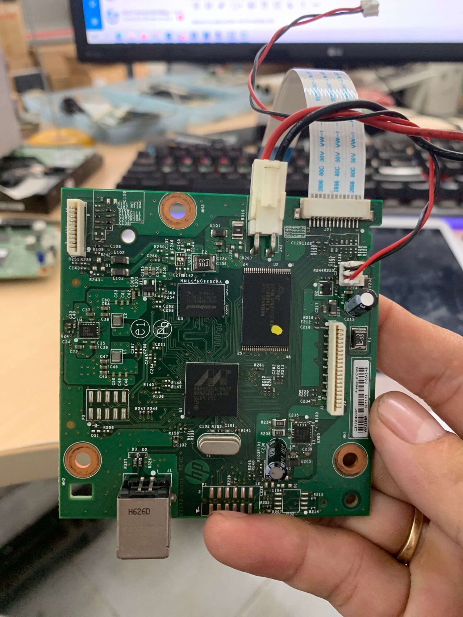 board cổng mạch in formater Hp m125a đa năng in photo scan