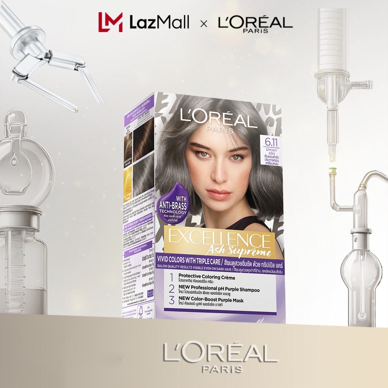 Kem nhuộm dưỡng tóc thời trang L'Oreal Paris Excellence Fashion 172ml