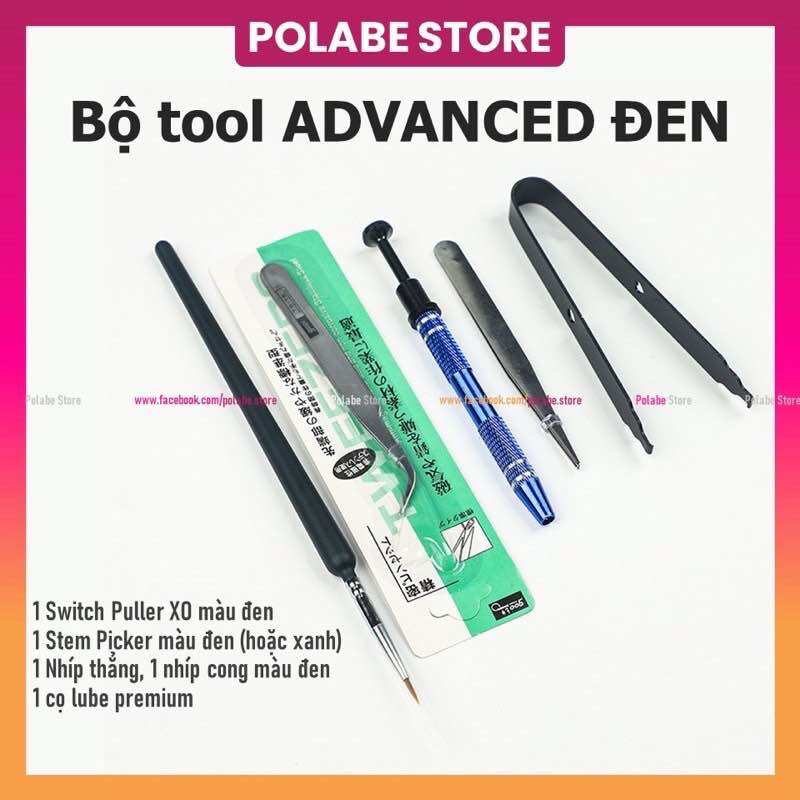 Bộ dụng cụ ADVANCED lube switch, lube stab bàn phím cơ lube tool lube, nhíp, cọ lube xịn, stem picker combo all in 1 dầu mỡ Krytox 205g0 GPL 105 - Polabe Store