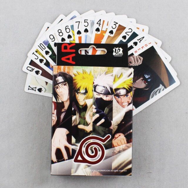 Bộ bài tây anime Naruto 54 ảnh khác nhau/bộ bài Tú lơ khơ anime Naruto