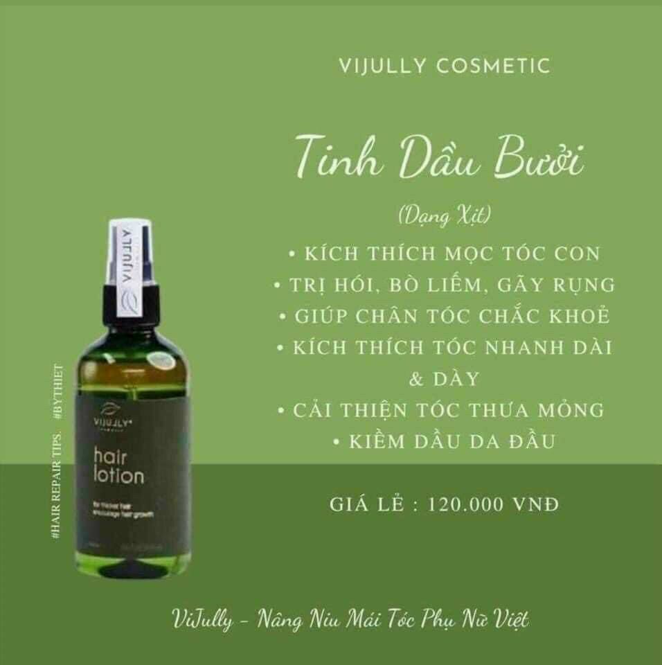 xịt bưởi mọc tóc vijully chính hãngl