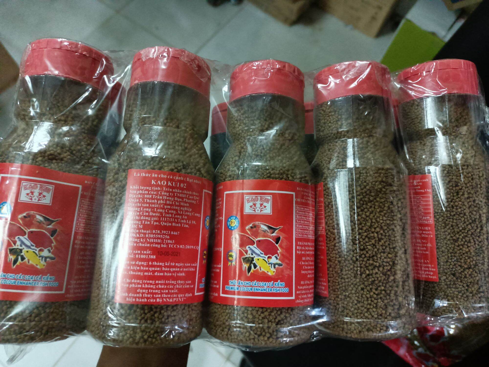 THỨC ĂN CHO CÁ KAOKUI ( CHAI 250 ) THỨC ĂN CHO CÁ , THỨC ĂN CÁ CẢNH