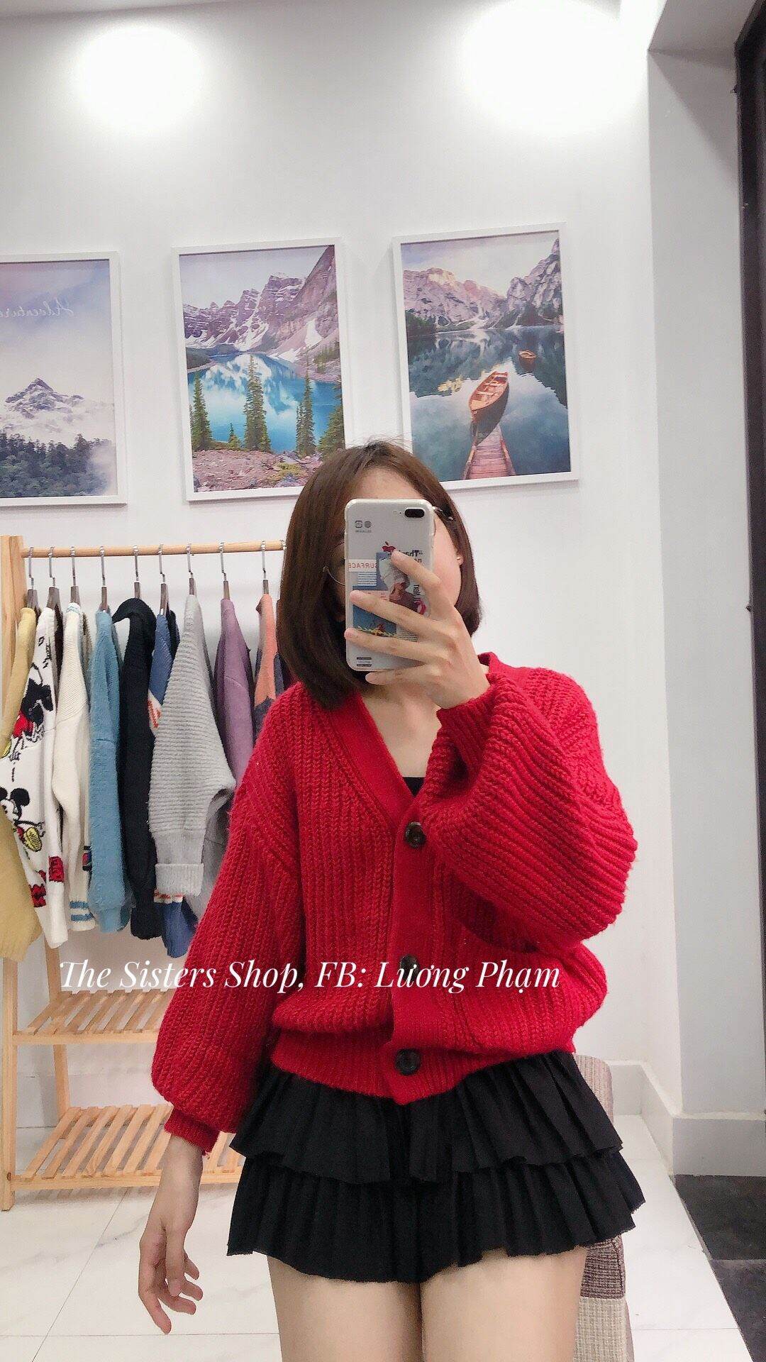 Áo cardigan, khoác len hàng si/ hàng 2hand