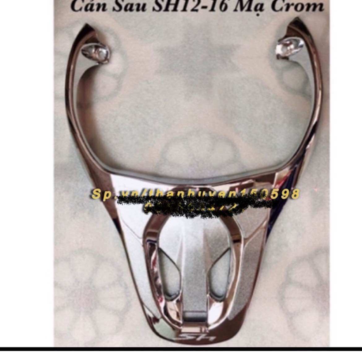 Ốp Cản Sau SH ý , SHVN 2012-2016 Carbon