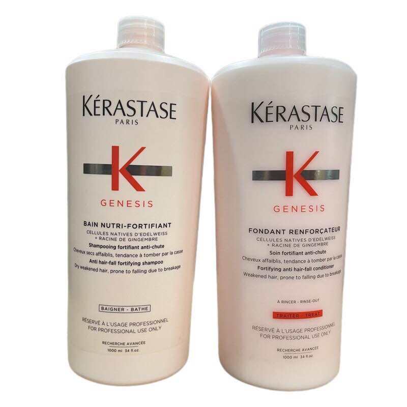 Bộ dầu gội xả chống rụng tóc Kerastase Genesis 1000ml x2