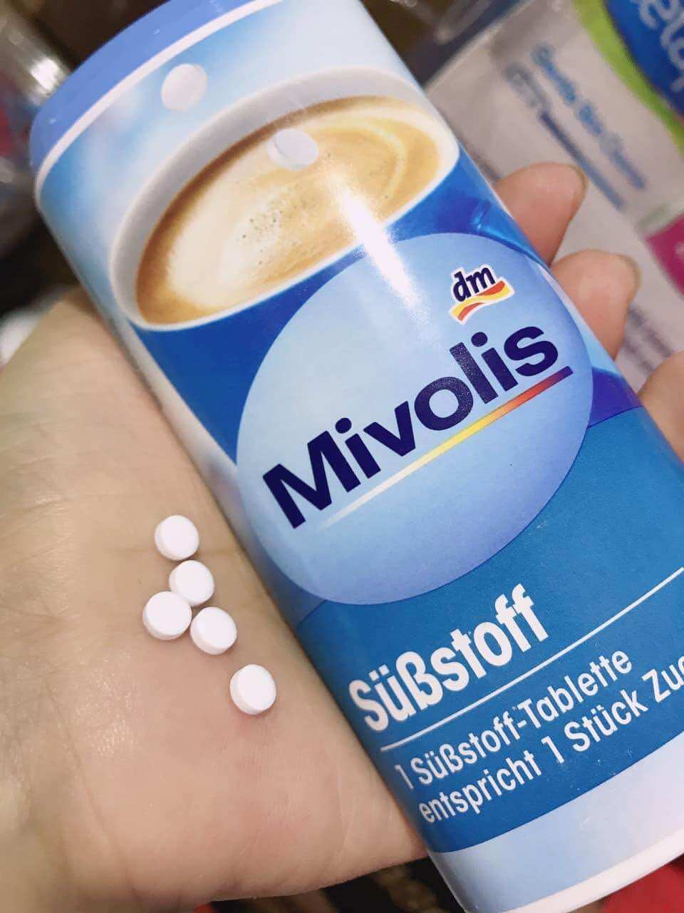 Viên đường ăn kiêng Mivolis Đức (hộp 1200 viên)