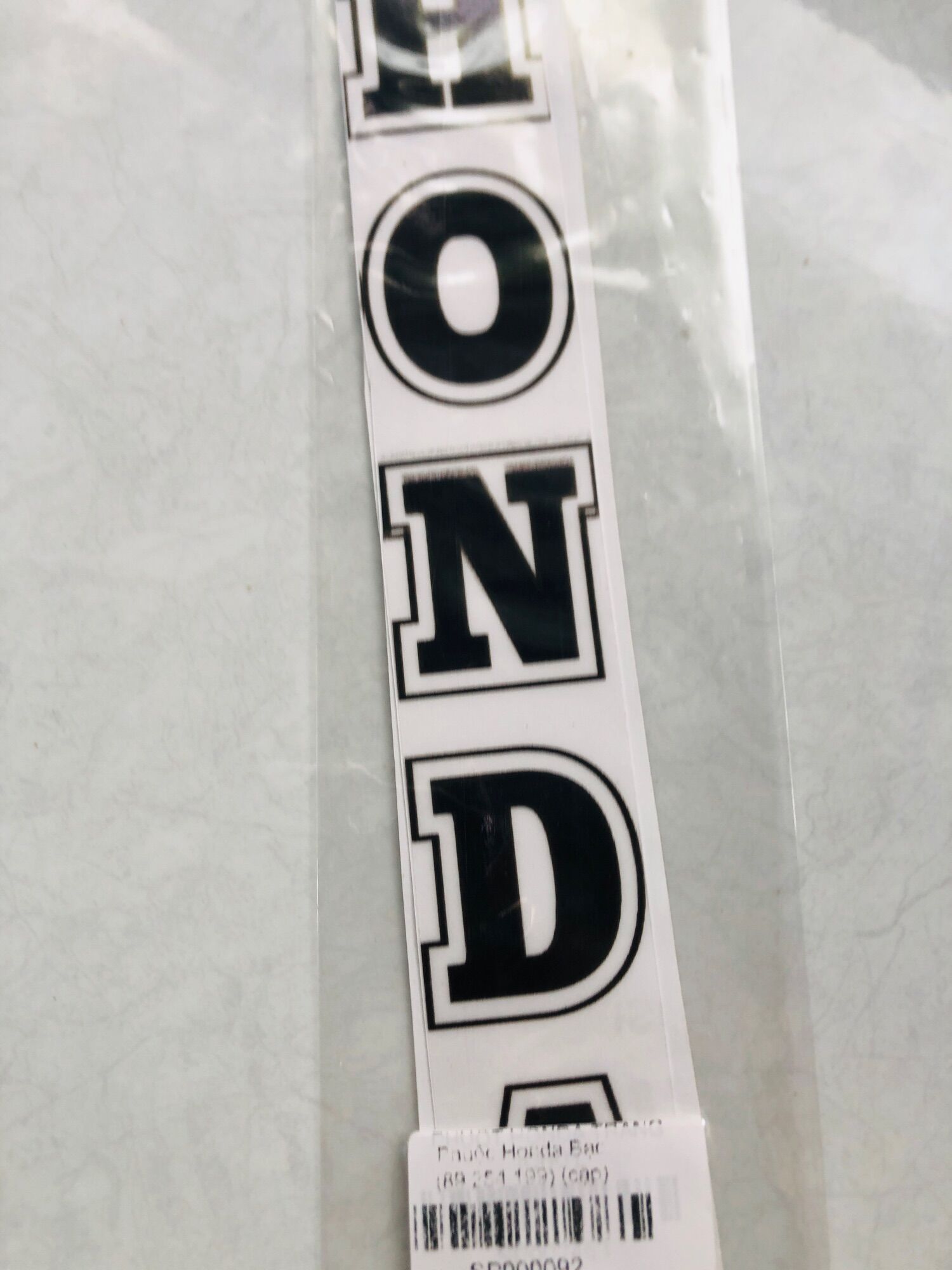 TEM DÁN PHUỘC HONDA TRẮNG ĐEN DECAL