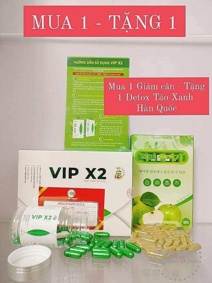 GIẢM CÂN TIẾN HẠNH MẪU MỚI VIP 2 MUA 1 TẶNG 1 DETOX CHÍNH HÃNG