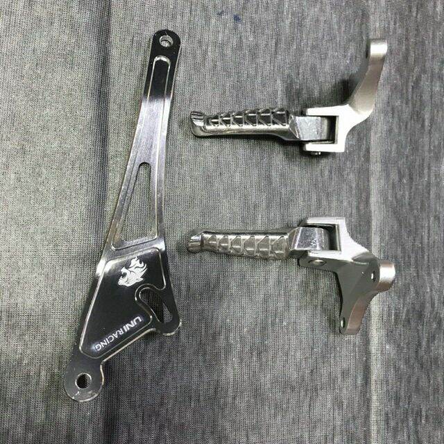 [HCM]Gác chân + bát cheo pô cnc lắp đặc ex150 và ex155