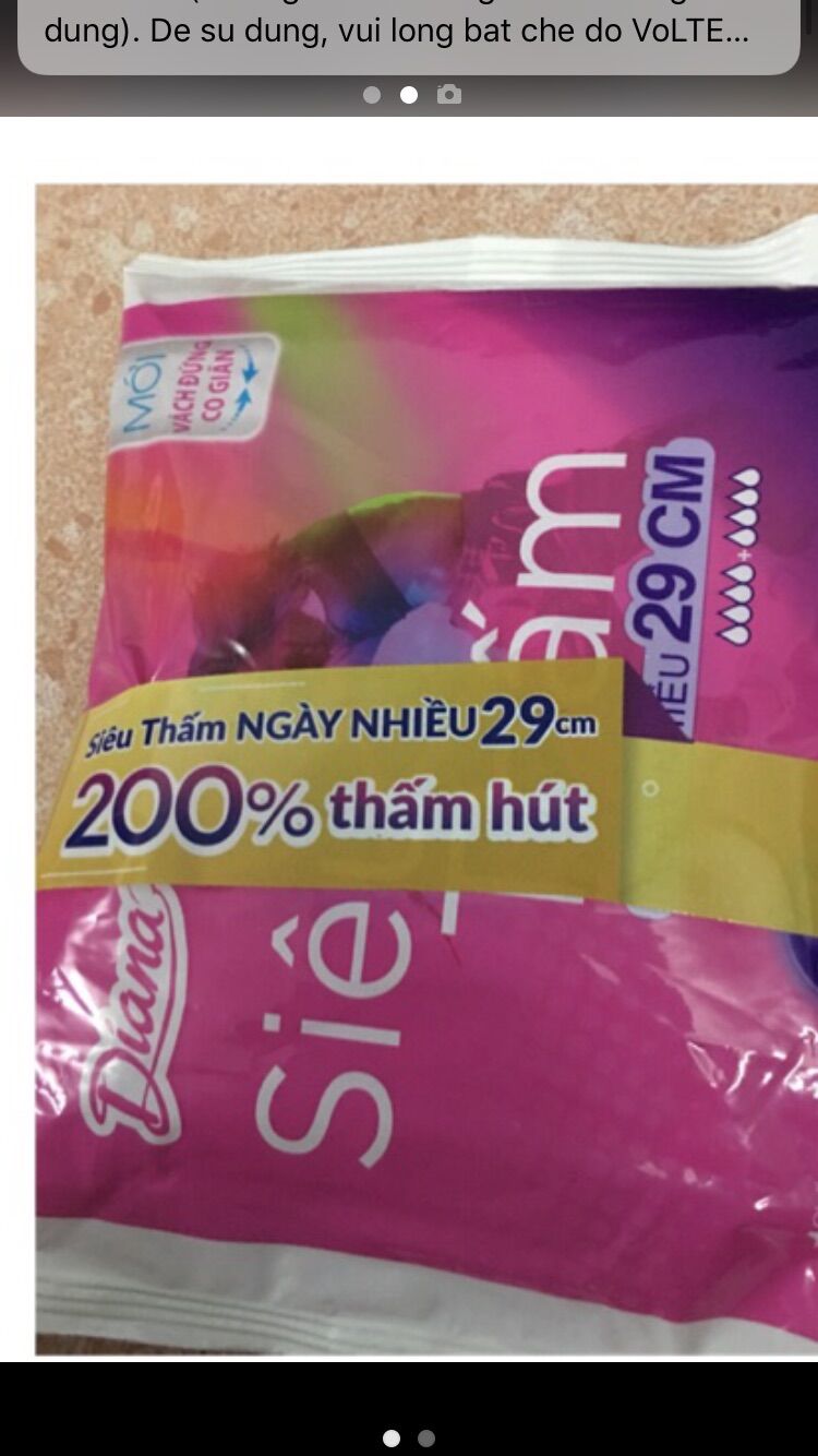 Sỉ combo 100 miếng bvs diana siêu thấm 29 cm dùng cho ngày nhiều