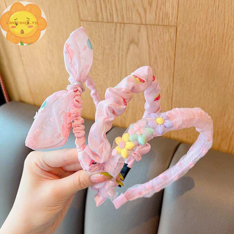 Set 3 băng đô cài tóc dễ thương cho bé gái