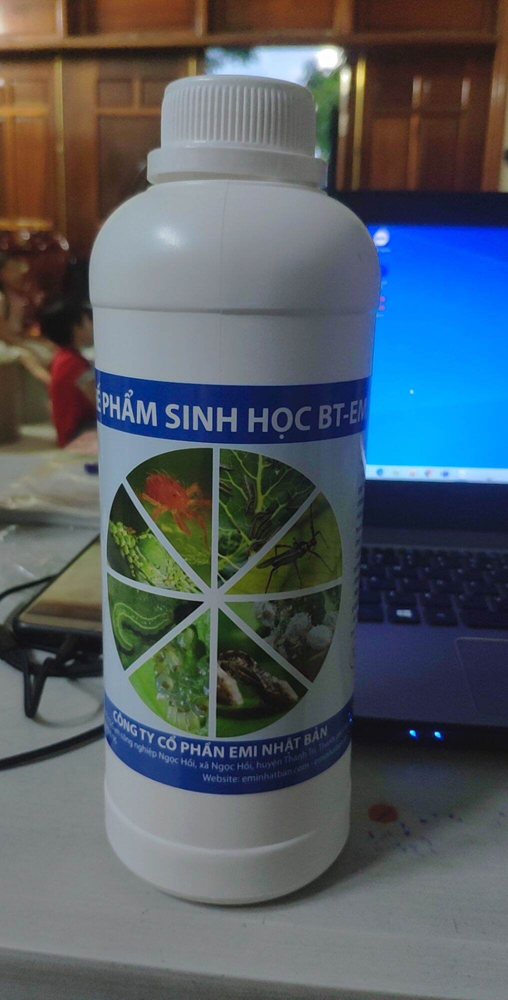 Chế phẩm phòng trừ côn trùng Emina BT
