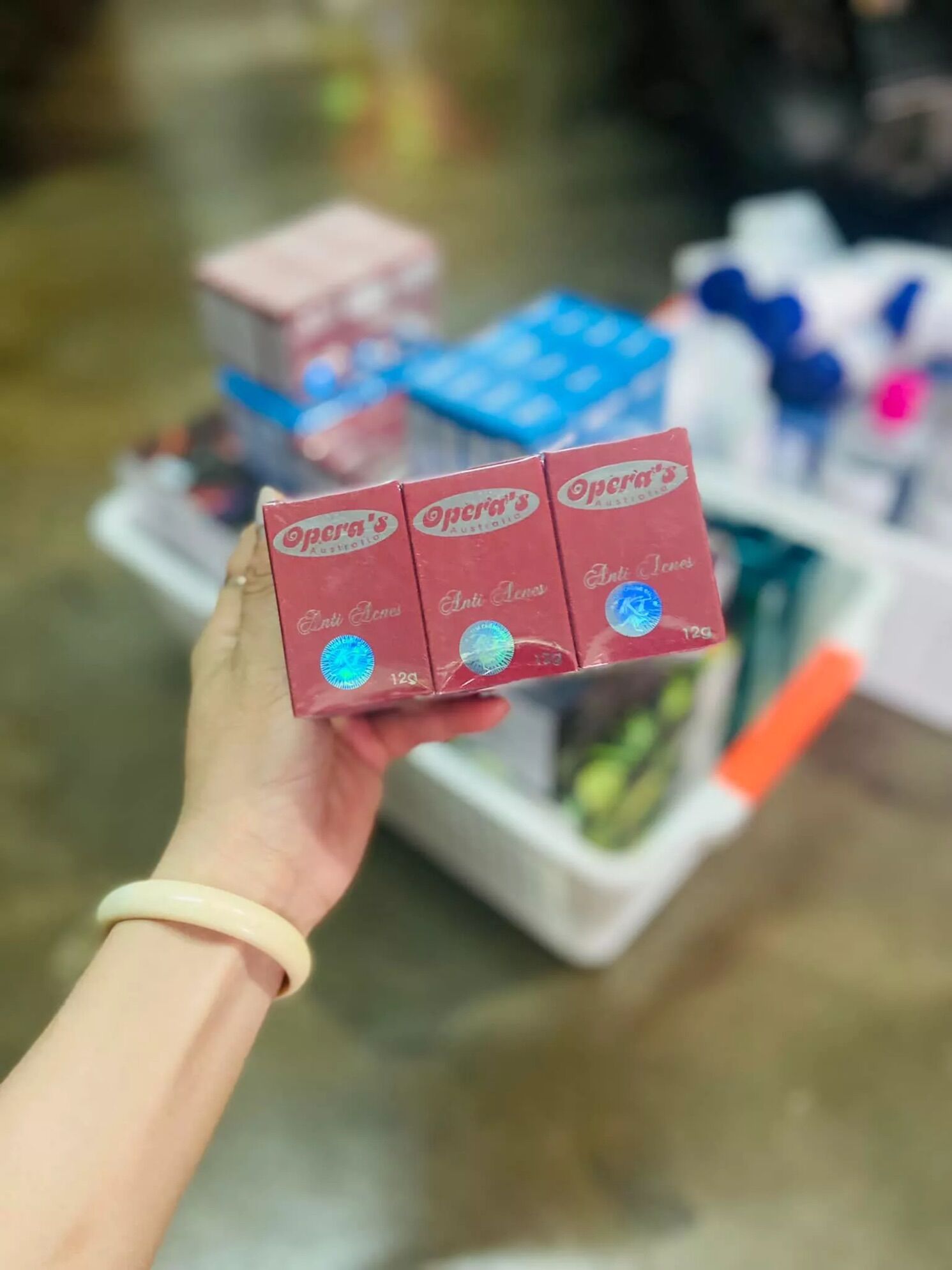 Cam Kết Hàng Chuẩn Kem mụn Opera Australia Anti Acnes