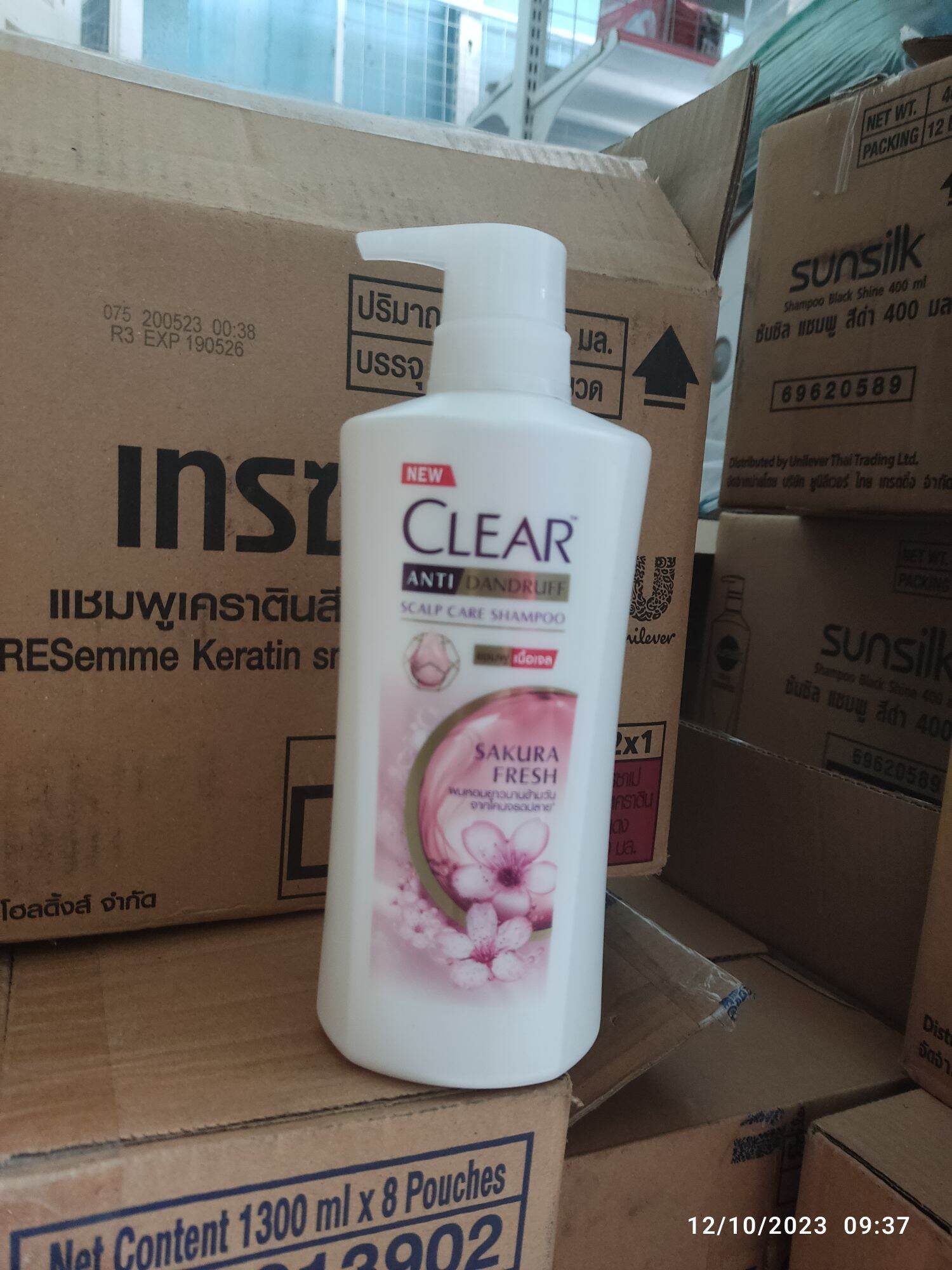 Dầu gội Clear Thái Lan sakura 400ml hàng chuẩn sạch mềm tóc