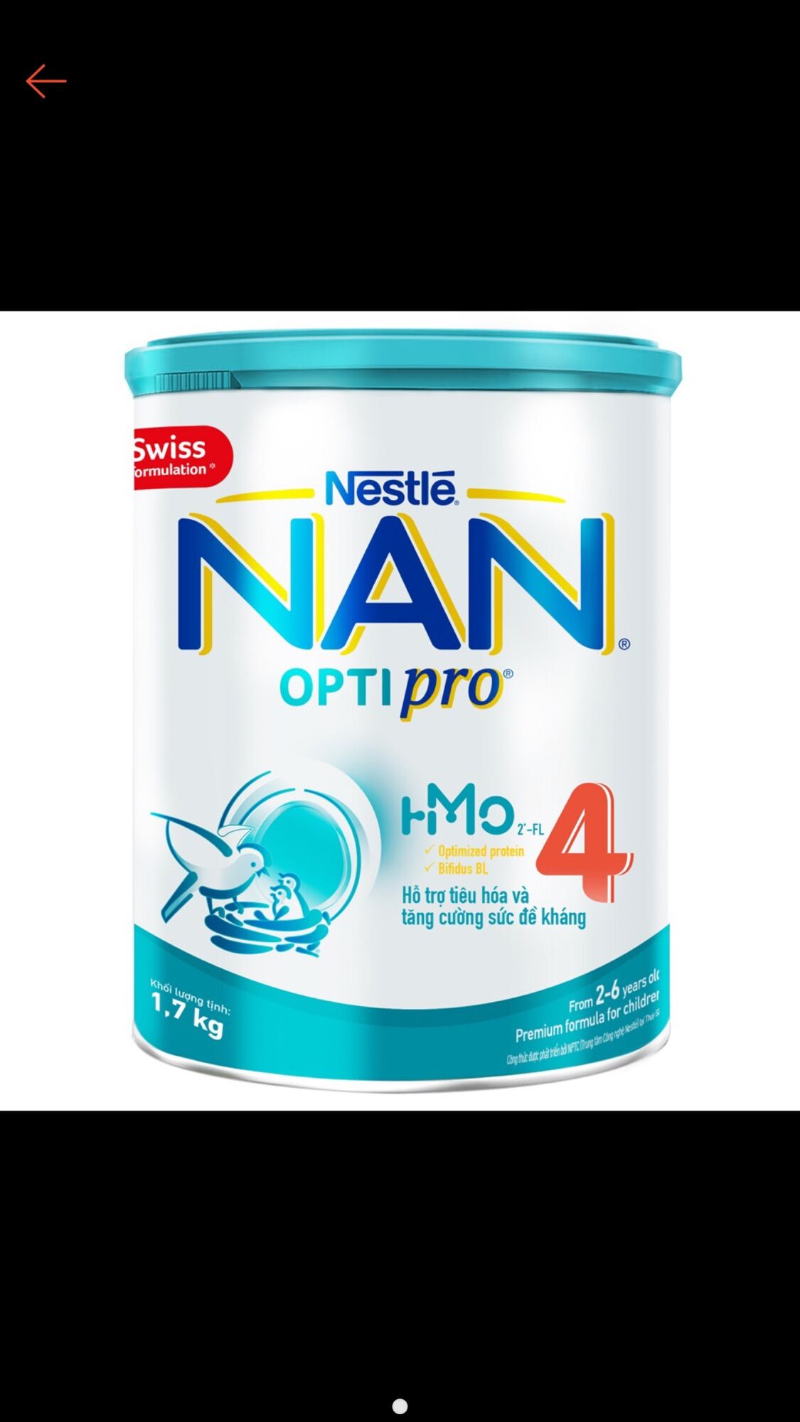 Sữa bột Nestle Nan Optipro 4 1.7kg