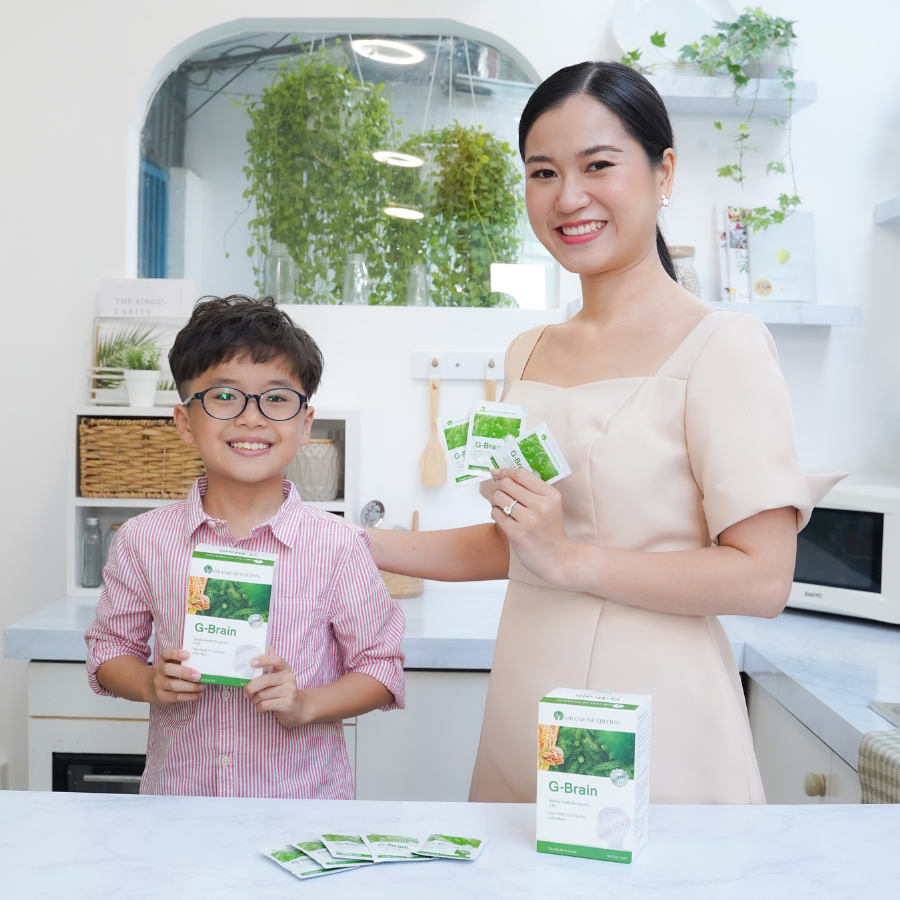 CỐM TRÍ NÃO GBRAIN - G BRAIN HỘP 30 GÓI ( Cải thiện mất tập trung, hay quên )