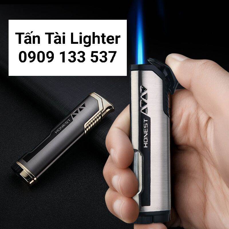 Bật Lửa Khò (hộp quẹt khè) HONEST 1 tia, mẫu mới