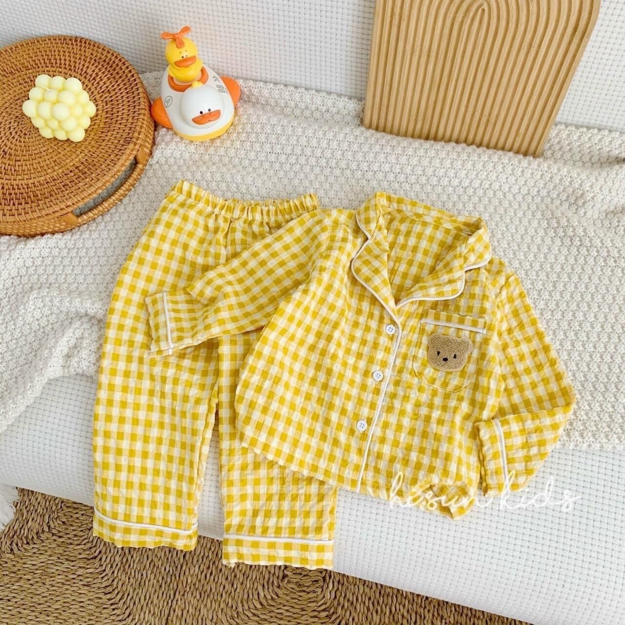 Bộ pijama đũi Hàn