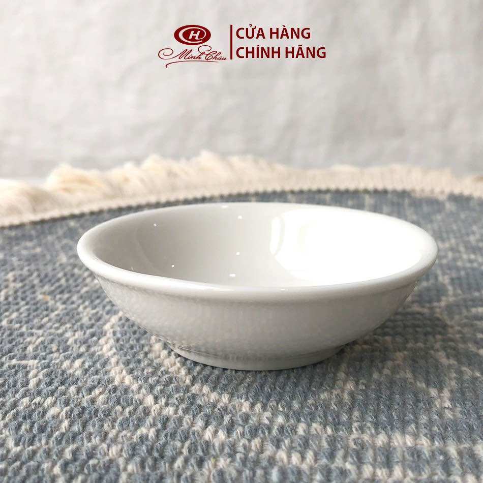 Đĩa chấm sứ Minh Châu - D01