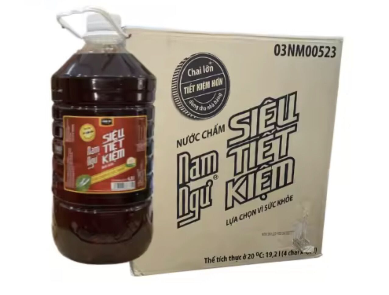 Nước mắm Nam Ngư Siêu tiết kiệm Can 4.8l