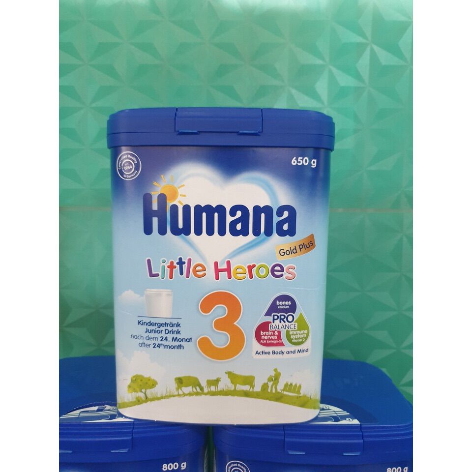 Sữa humana gold 3 650gr mẫu mới