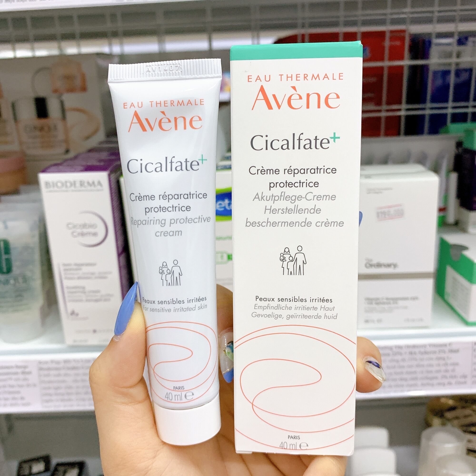 Kem phục hồi Avene Cicalfate, làm lành sẹo và cấp ẩm cho da Avene Cicalfate Restorative Skin Cream 40ml