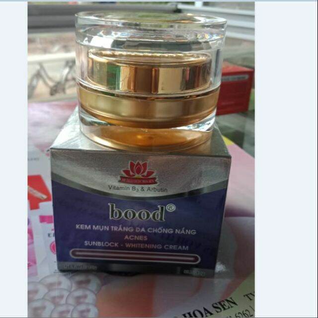 Kem bood mụn trắng da chống nắng 10g