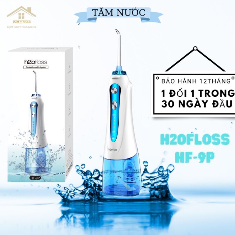 Máy tăm nước h2ofloss hf-9p phiên bản cao cấp 2023, bảo hành 12 tháng của hãng, lỗi 1 đổi 1 trong 30 ngày