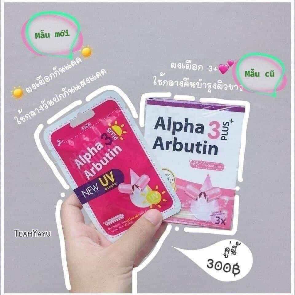 Viên kích trắng Alpha Arbutin Thái Lan mẫu mới